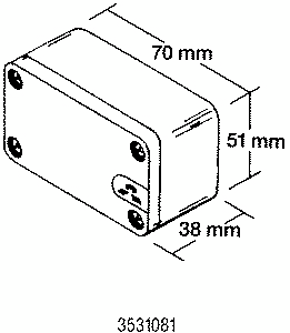 Anturi Devi ulkoanturi 316,330,610 IP44