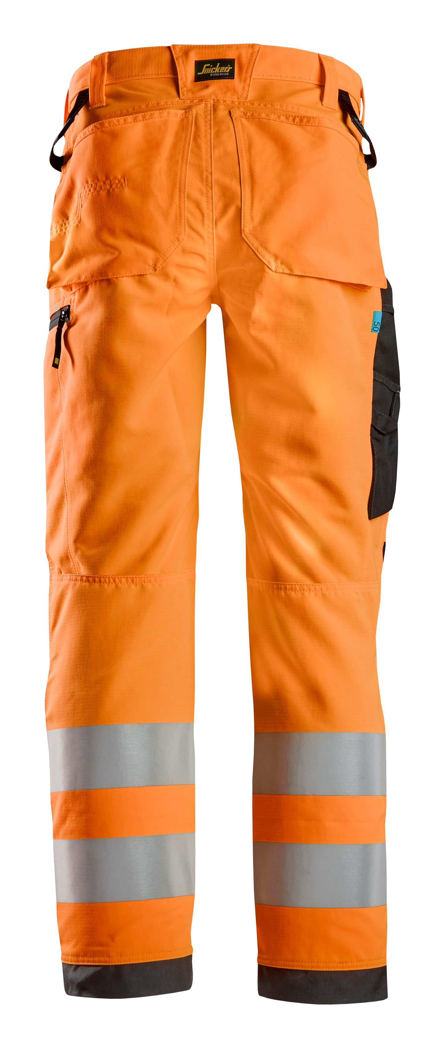 Housut Snickers 6332-5504 huomio-oranssi-musta