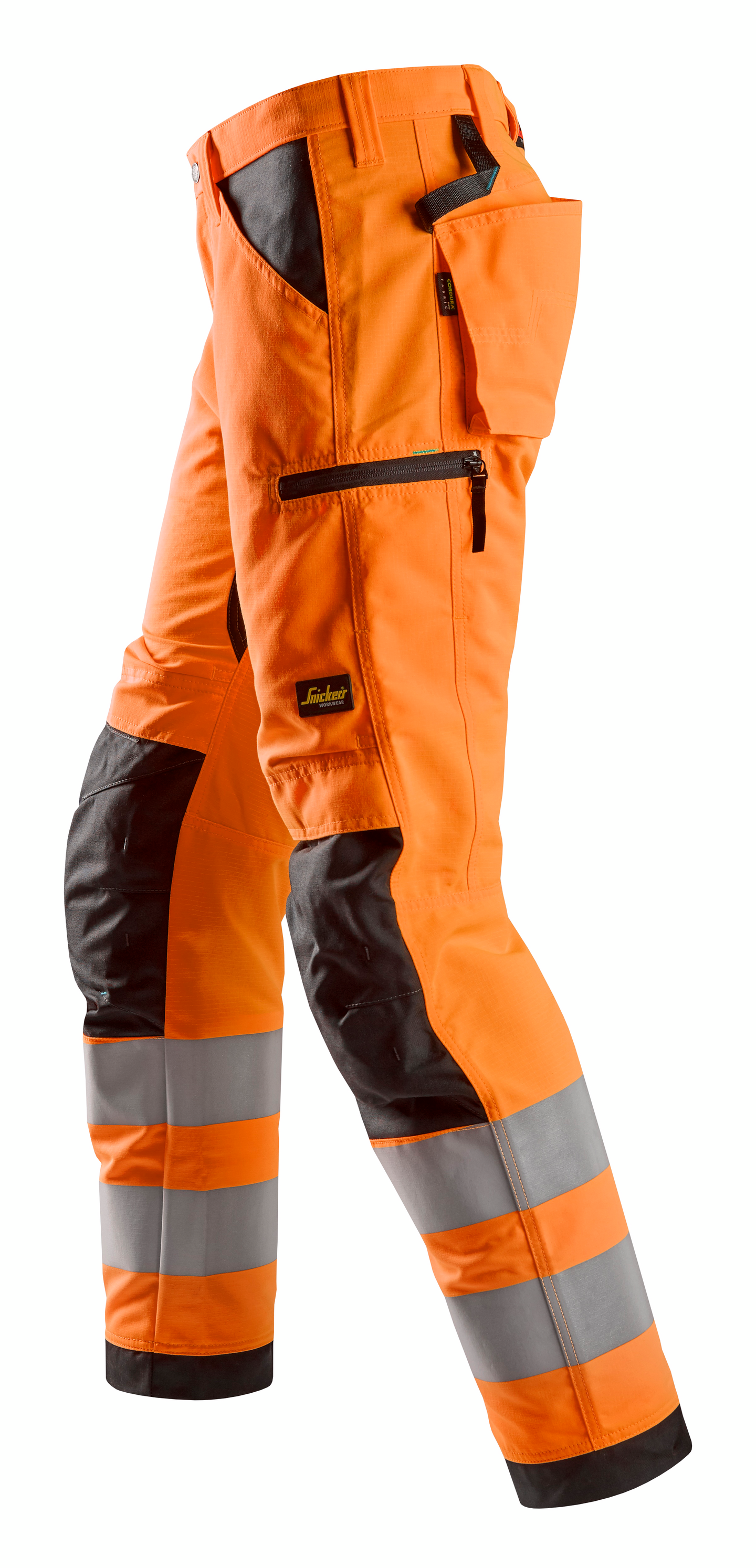 Housut Snickers 6332-5504 huomio-oranssi-musta