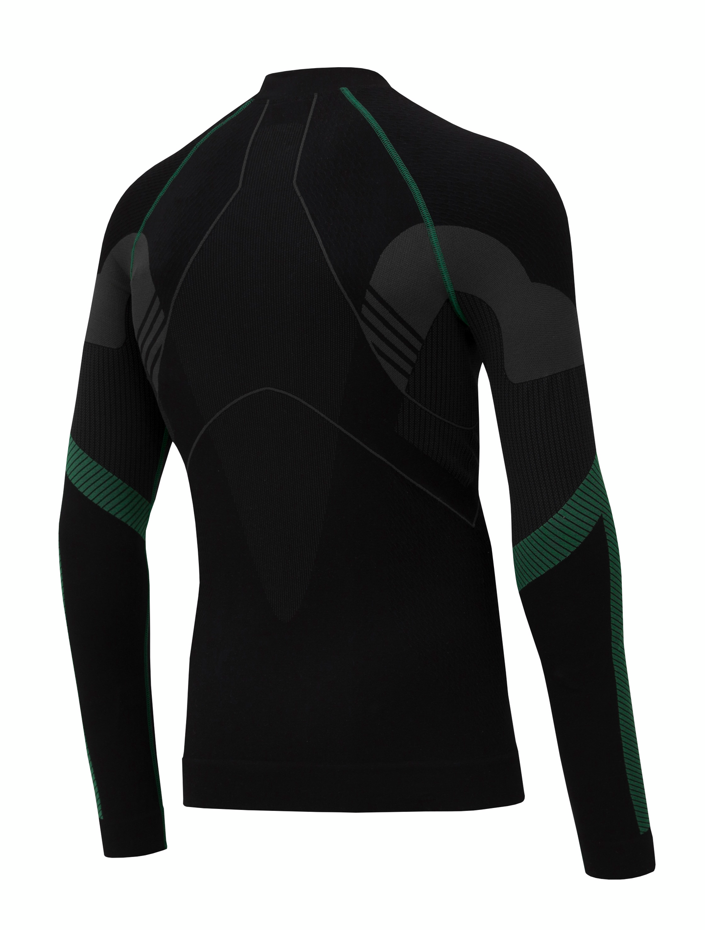 Aluspaita Snickers FlexiWork saumaton pitkähihainen 9425 musta-harmaa