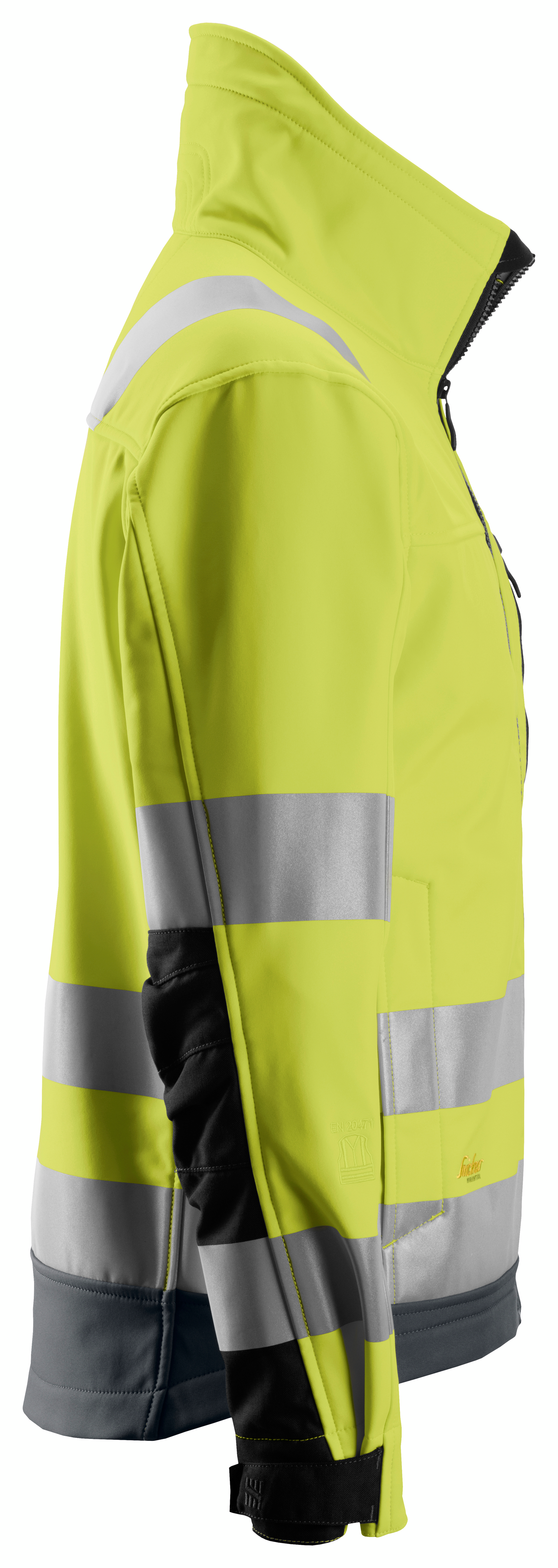 JACKA SNICKERS WORKWEAR SOFTSHELL AW KL3 XL, STL: XL VARSELGUL