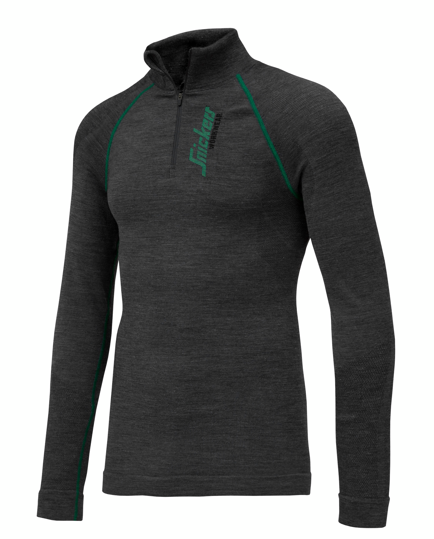 Aluspaita Snickers FlexiWork villa saumaton vetoketjulla 9441 siniharmaa