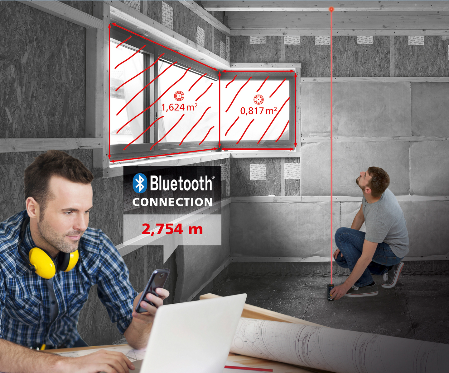 Etäisyysmittari Laserliner LaserRange-Master T4 Pro