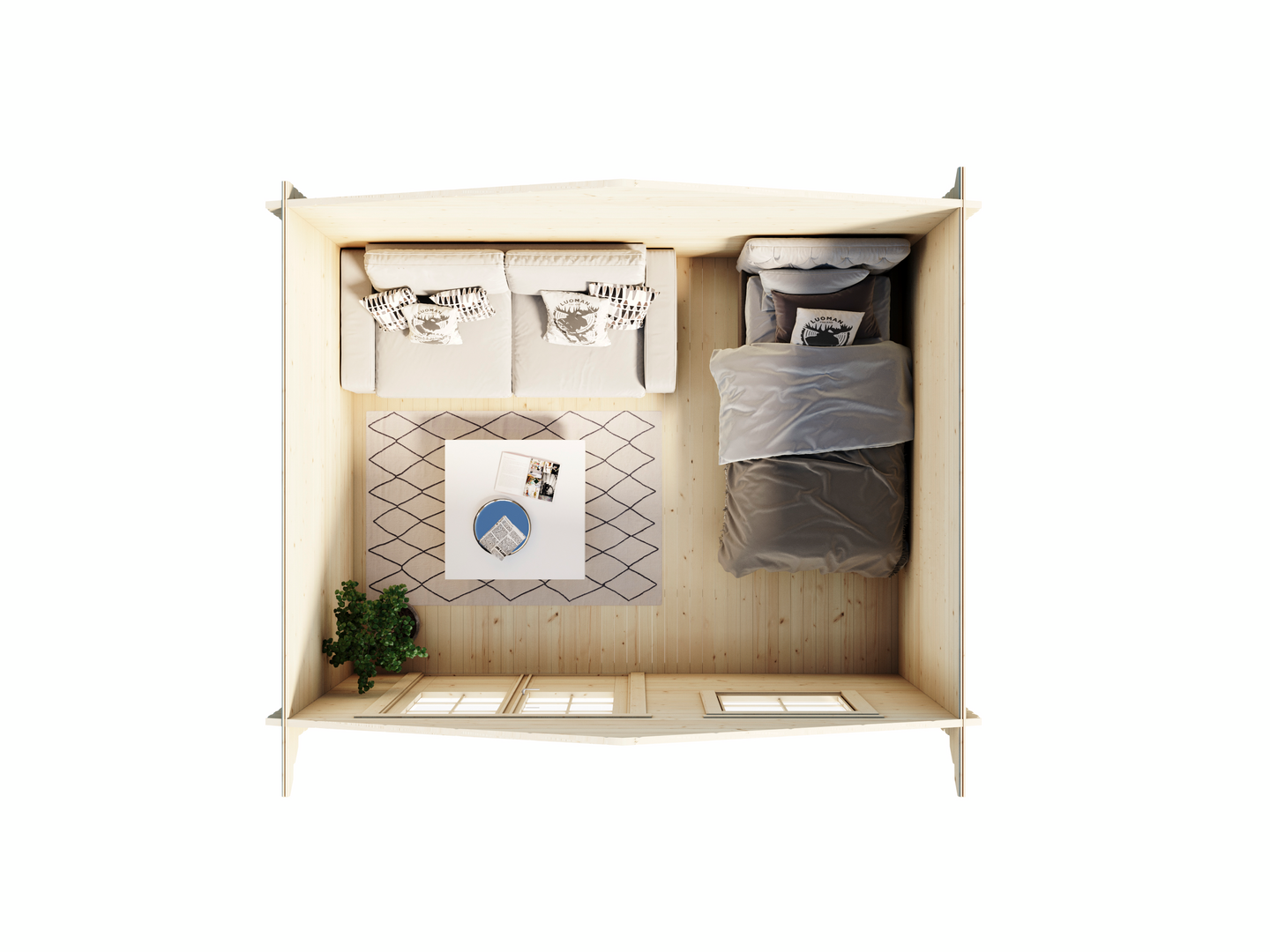 Mökki Lillevilla Liekune 11,7m²