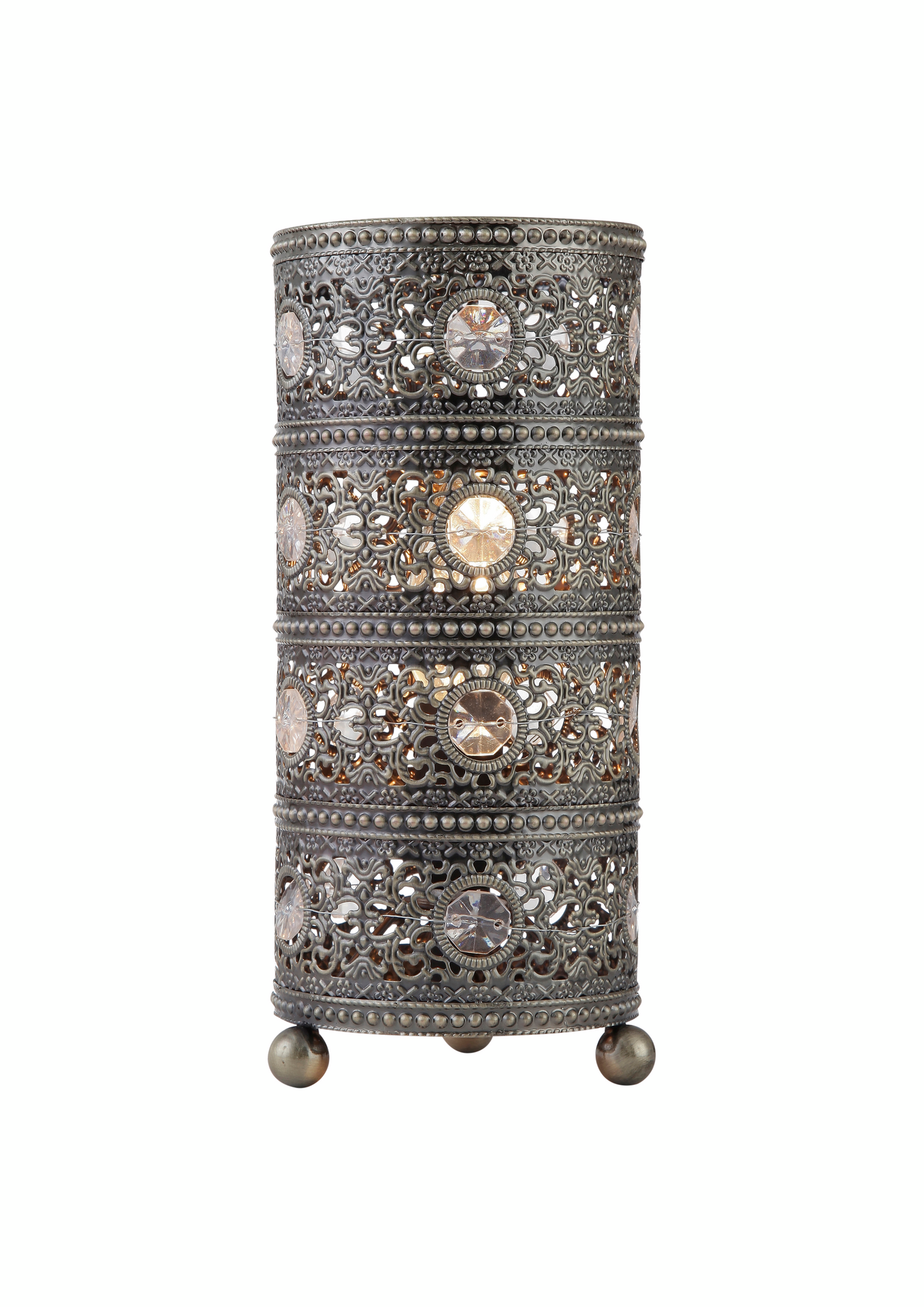 Pöytävalaisin Sessak Maya antiikkimessinki