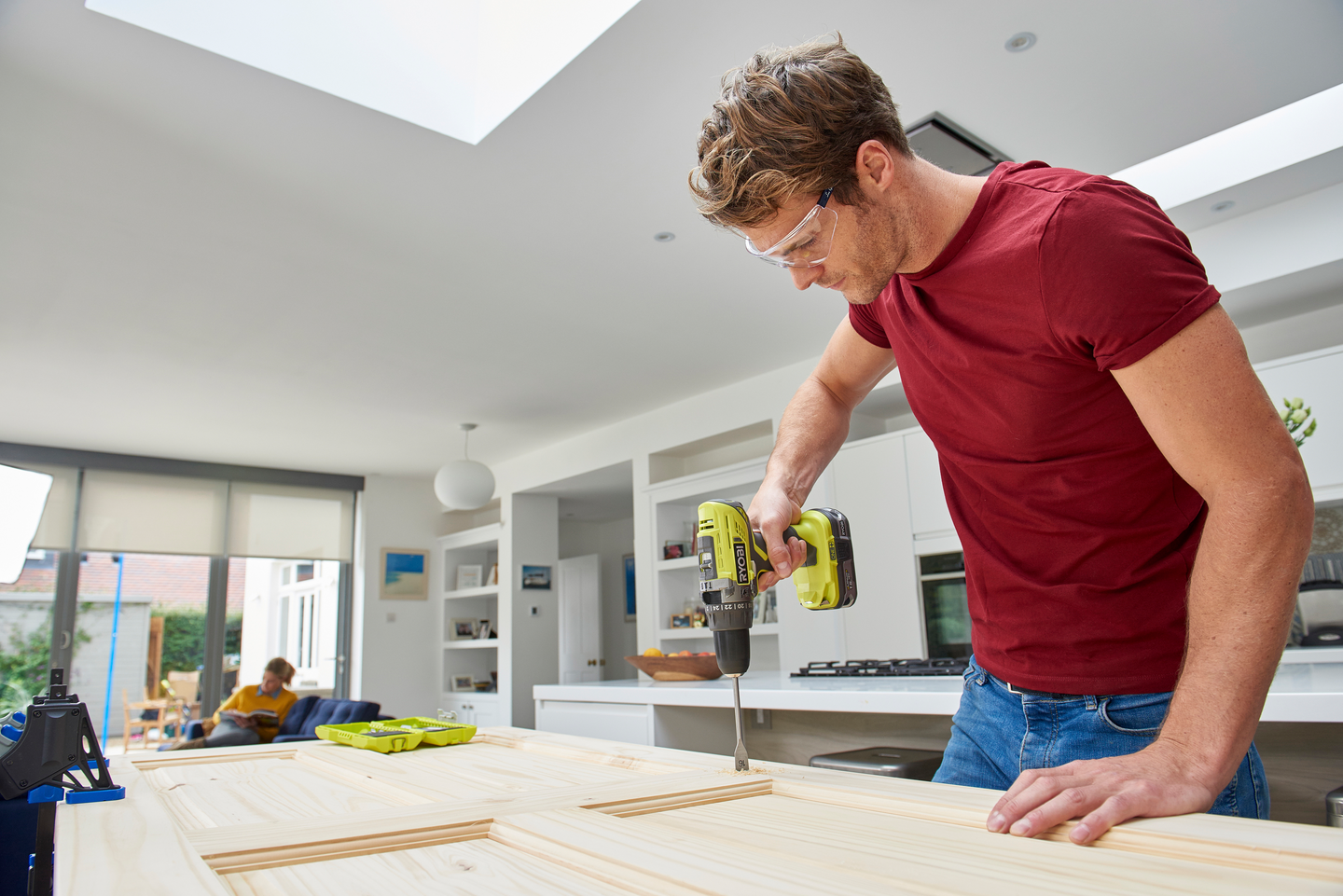 Akkuiskuporakone Ryobi R18PD3-0 18V ONE+ runkoversio ei akkua