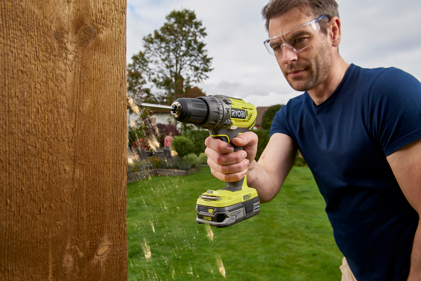 Akkuiskuporakone Ryobi R18PD3-0 18V ONE+ runkoversio ei akkua