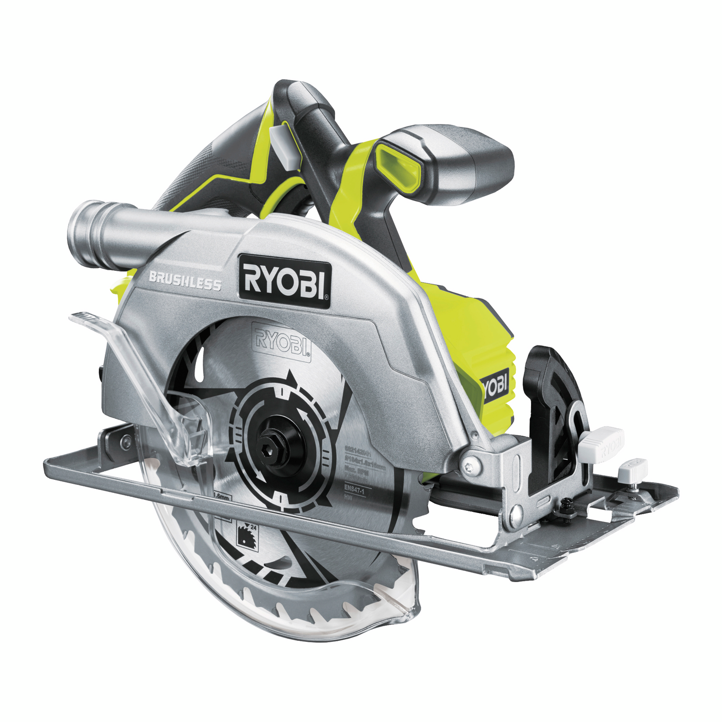 Akkupyörösaha Ryobi R18CS7-0 18V ONE+ 60mm 184mm hiiliharjaton
