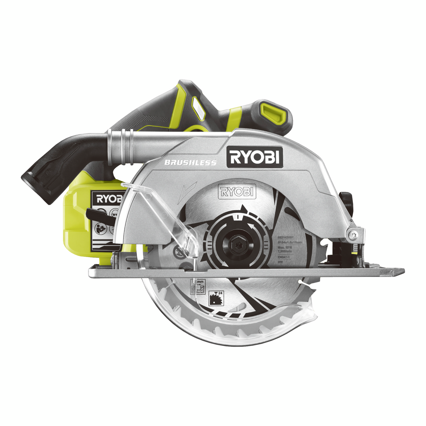 Akkupyörösaha Ryobi R18CS7-0 18V ONE+ 60mm 184mm hiiliharjaton