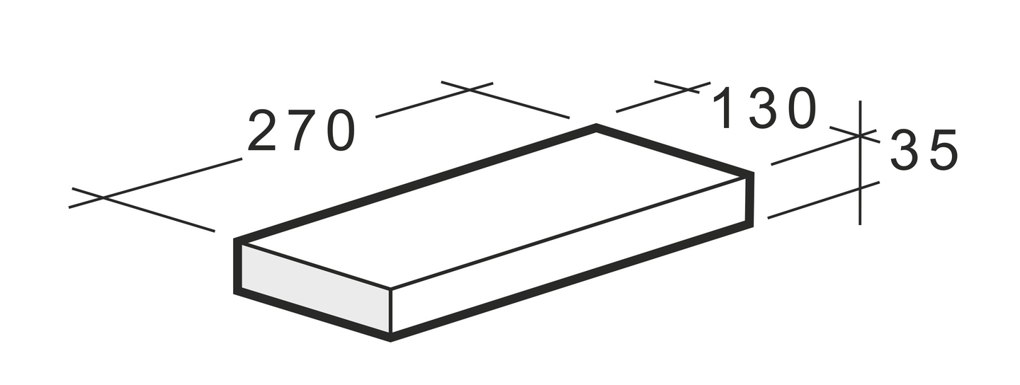 Osatiili Weber Kahi NKH 35 270x130x35 144kpl