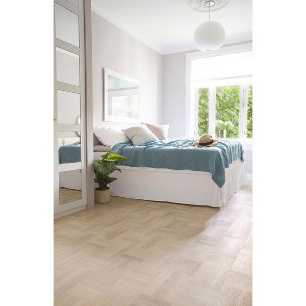 Parketti Tarkett Noble tammi Scandinavia ruutulauta harjattu