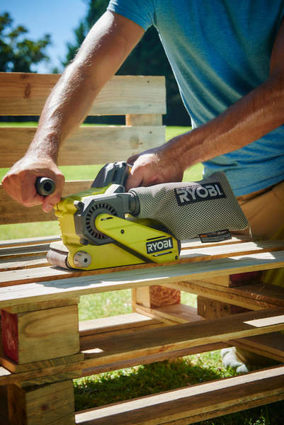 Akkunauhahiomakone Ryobi 18V ONE+ R18BS-0 ei akkua