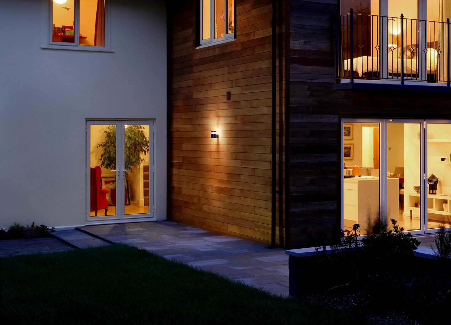 Ulkoseinävalaisin Osram Endura Style Cylinder Wall Steel