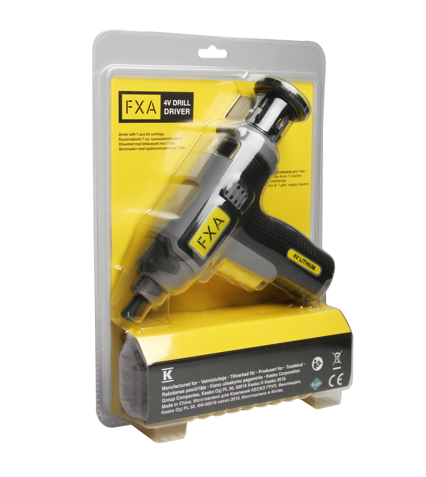 Akkuruuvinväännin FXA 4V