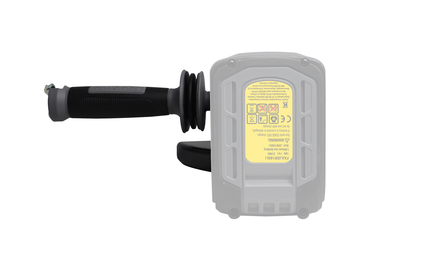 Akkukulmahiomakone FXA XCLICK 125mm runkoversio ilman akkua