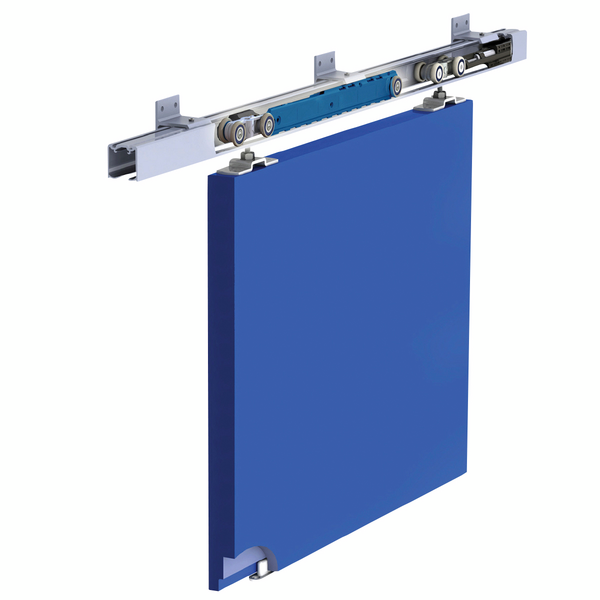 Liukuoven tarvikesarja Helaform 75 Flow Soft Close -ovihidastimella