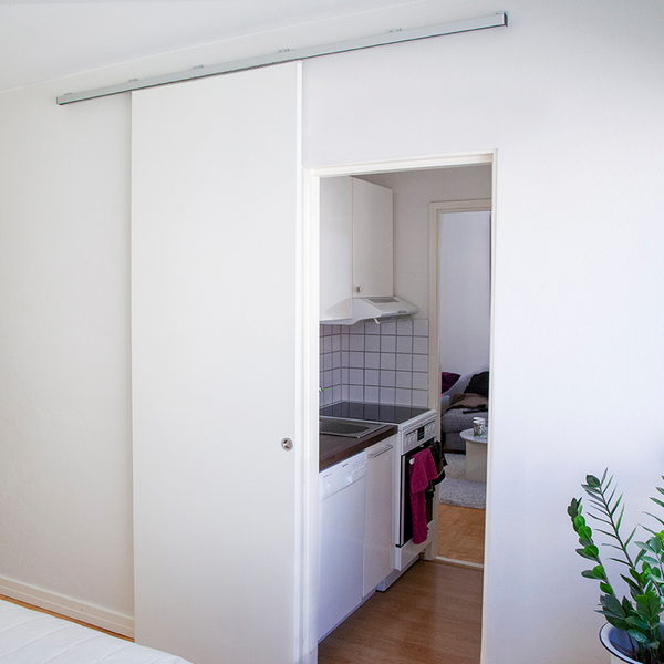 Liukuoven tarvikesarja Helaform 75 Flow Soft Close -ovihidastimella