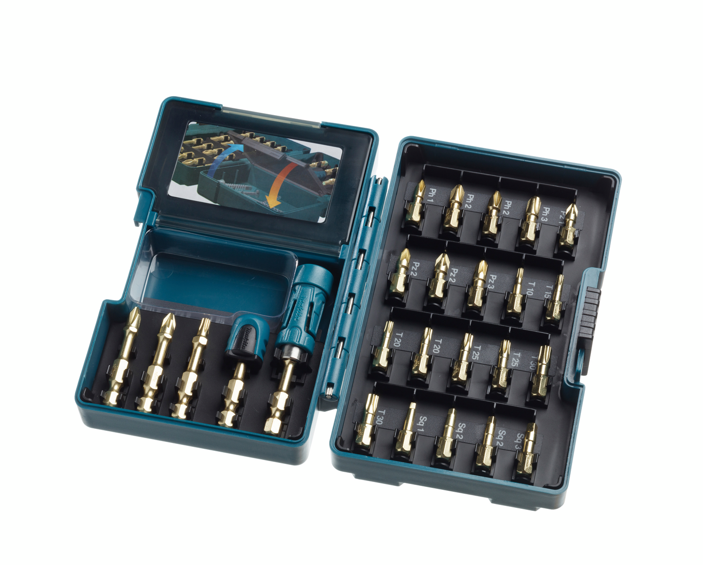 Ruuvikärkisarja Makita 26 osaa Impact Gold TX/PH/PZ