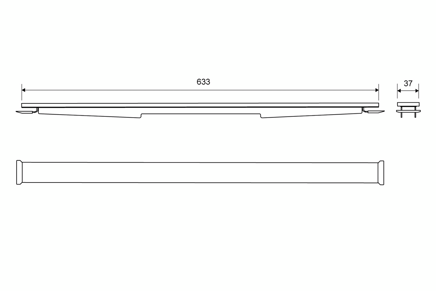 Paneeli Unidrain HighLine 1920 rst harjattu