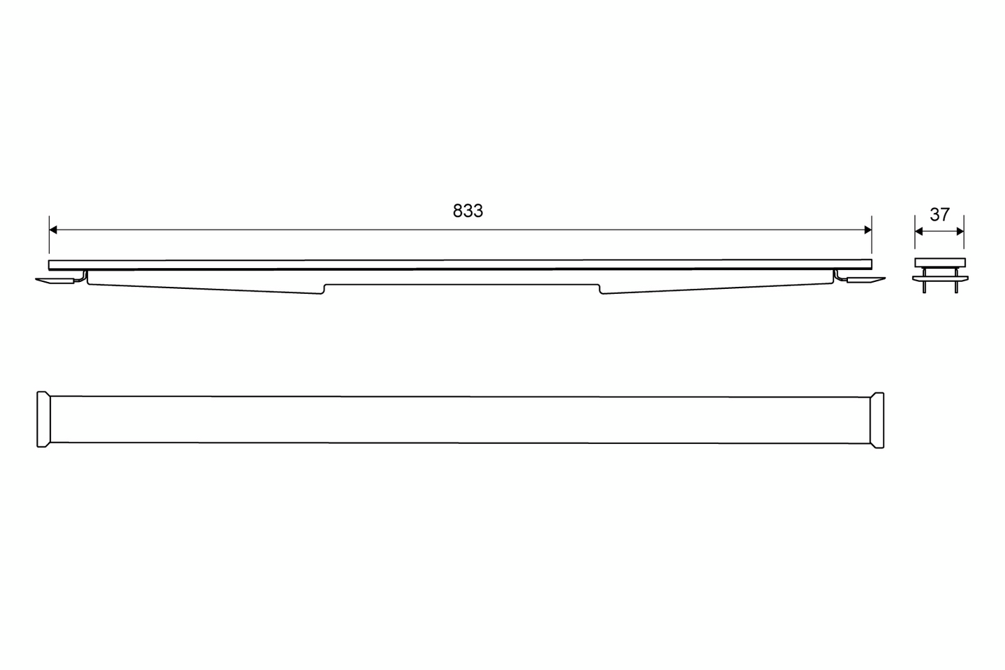 Paneeli Unidrain HighLine 1920 rst harjattu