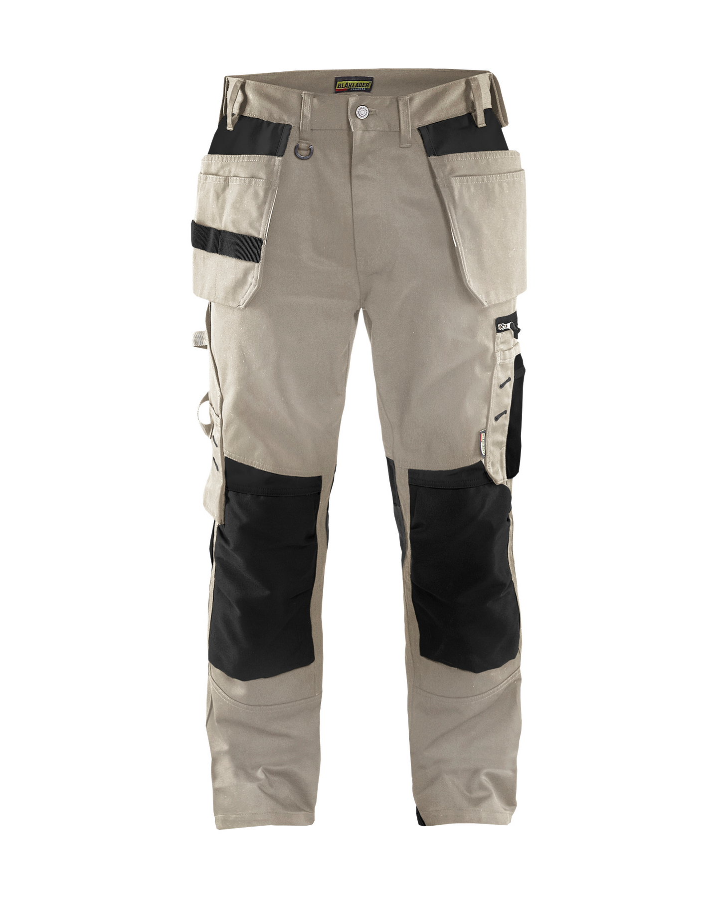 Riipputaskuhousut Blåkläder 155518602799 hiekka/musta