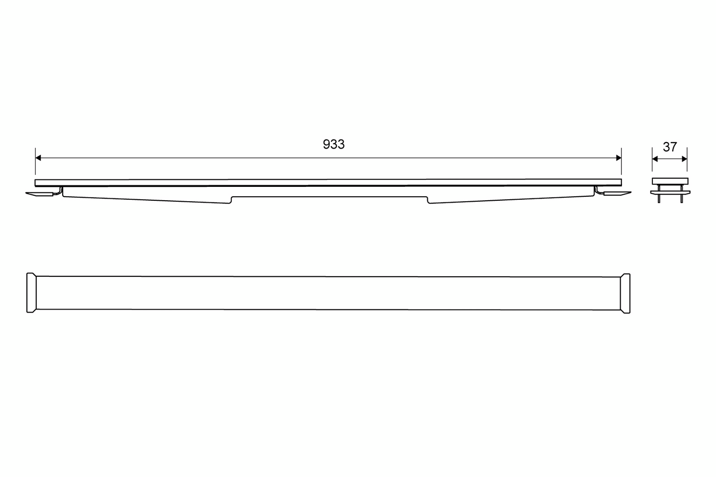 Paneeli Unidrain HighLine 1920 rst harjattu
