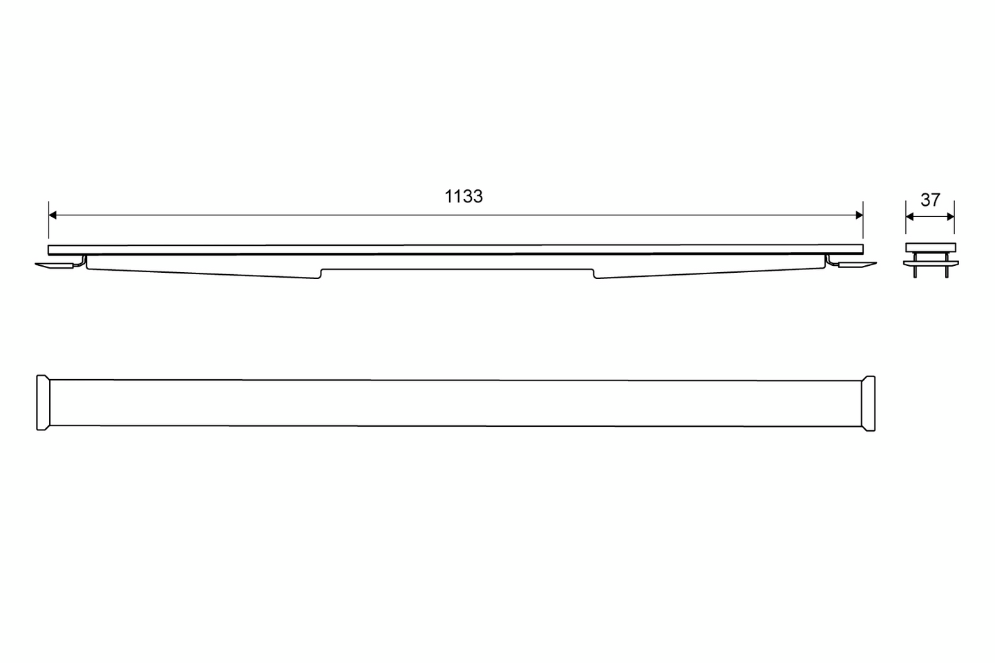Paneeli Unidrain HighLine 1920 rst harjattu