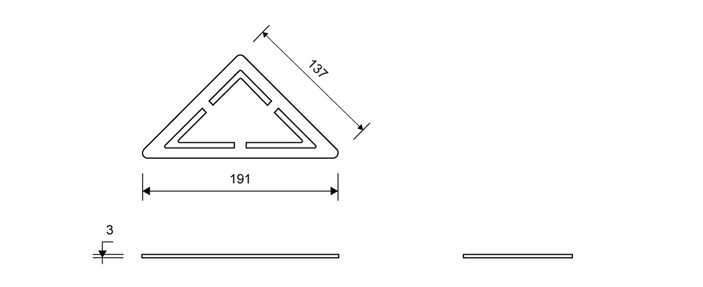 Ritilä Unidrain Anniversario 2603 200mm