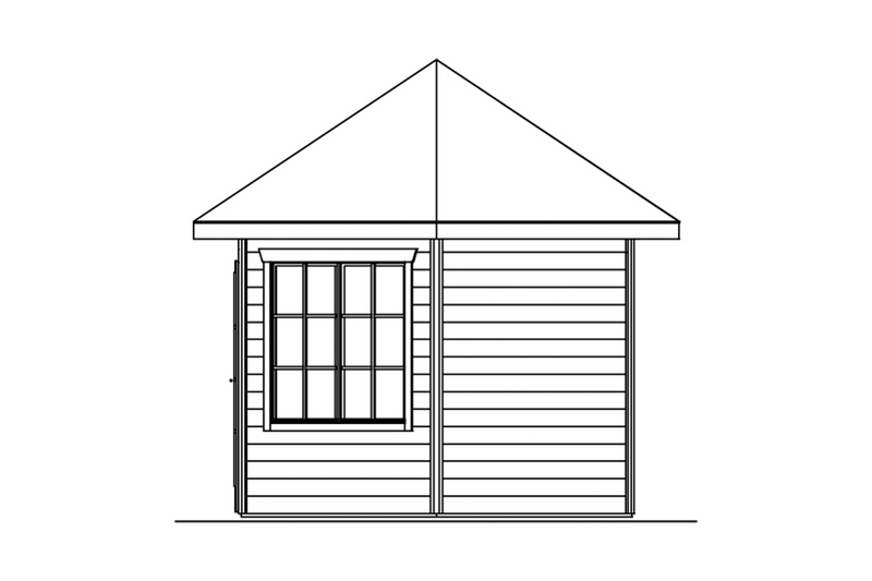 Huvimaja Almelo maalattu harmaa 7,8m²