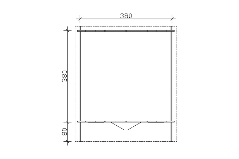 Pihamökki Trondheim 14,4m²