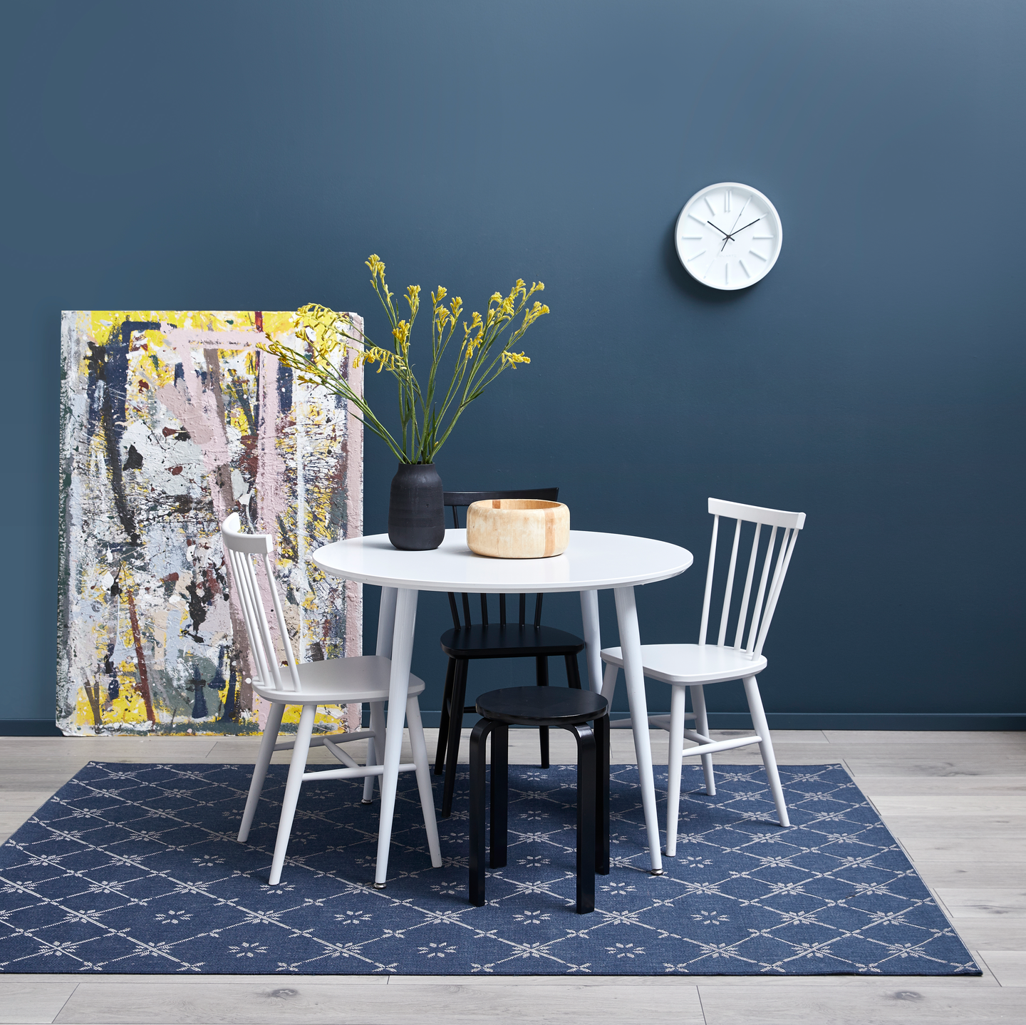 Sisustusmatto Cello Tähti 80x150 luonnonvalkoinen