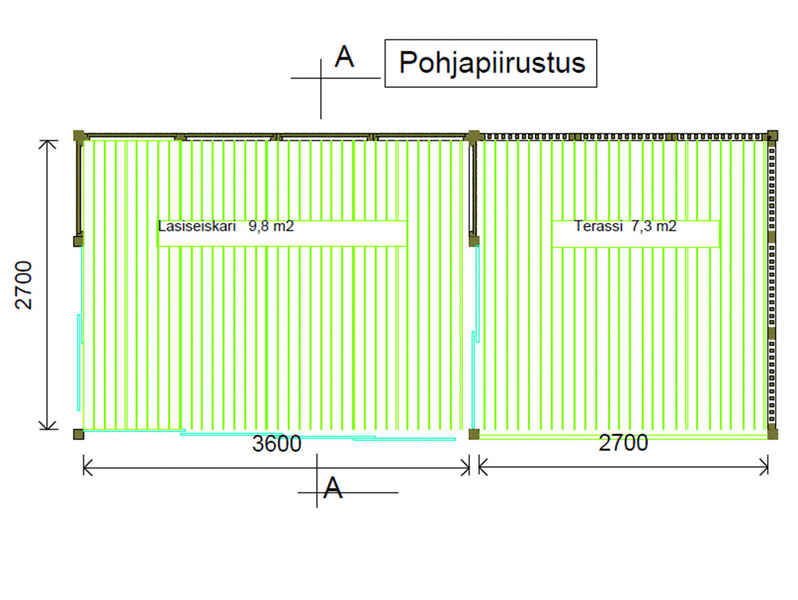 Huvimaja Villa Havouri 15,2m²