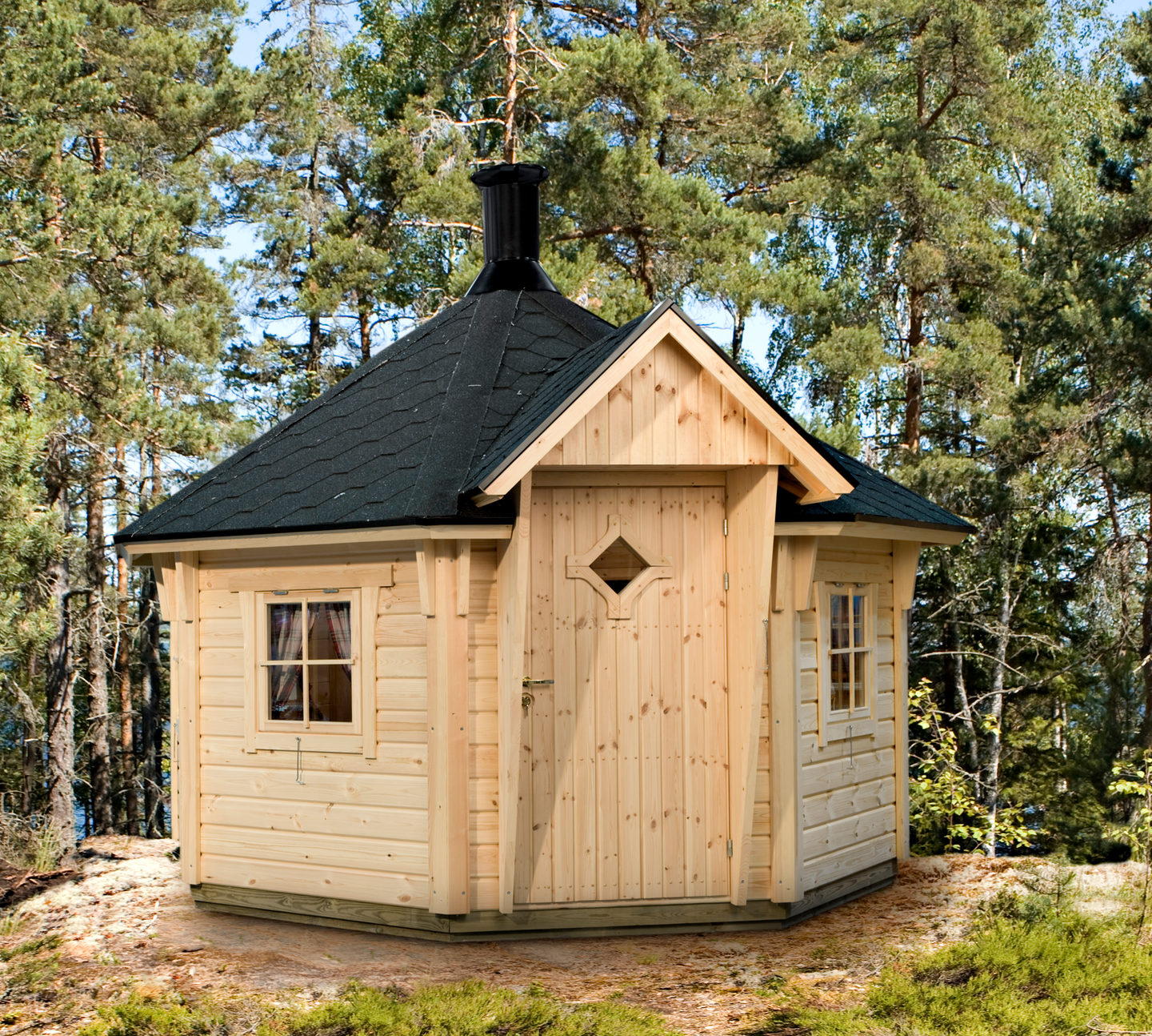 Grillikota 8-kulmainen 9,5m²