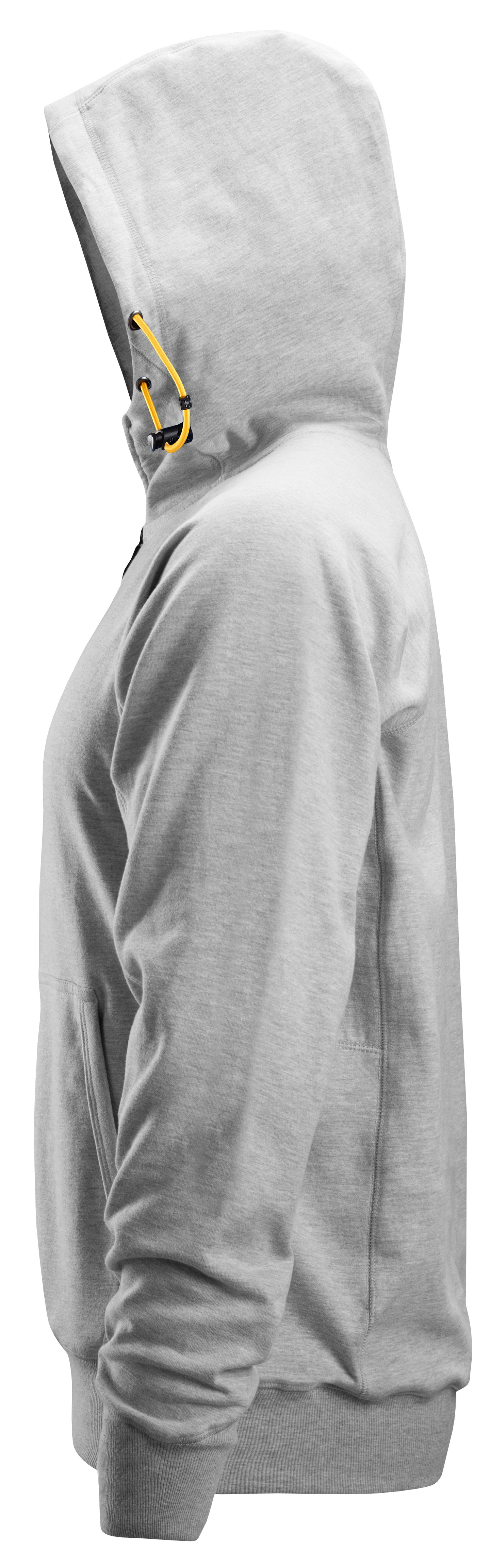 Huppari Snickers vetoketjullinen logolla 2880-2800 harmaameleerattu