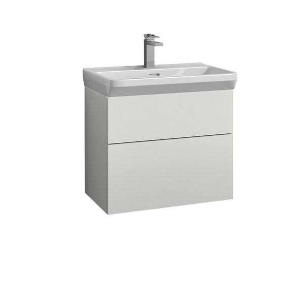 Allaskaappi Svedbergs Forma Sileä 60x35 valkoinen 2 laatikkoa