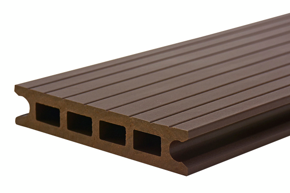 Terassilauta Luna TWPC 26x140x4000mm ruskea harjattu