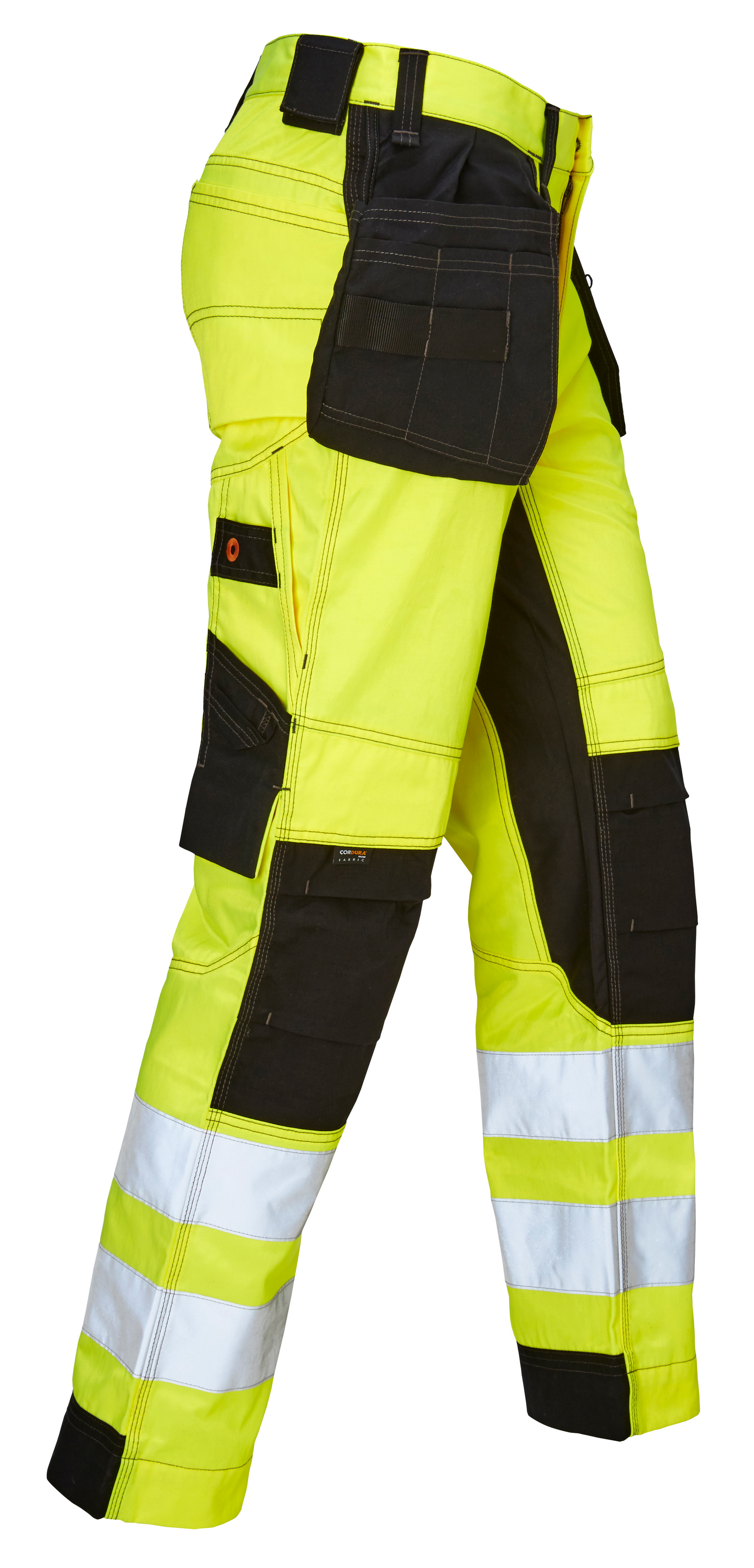 Housut PROF Hi-Vis keltainen luokka 2