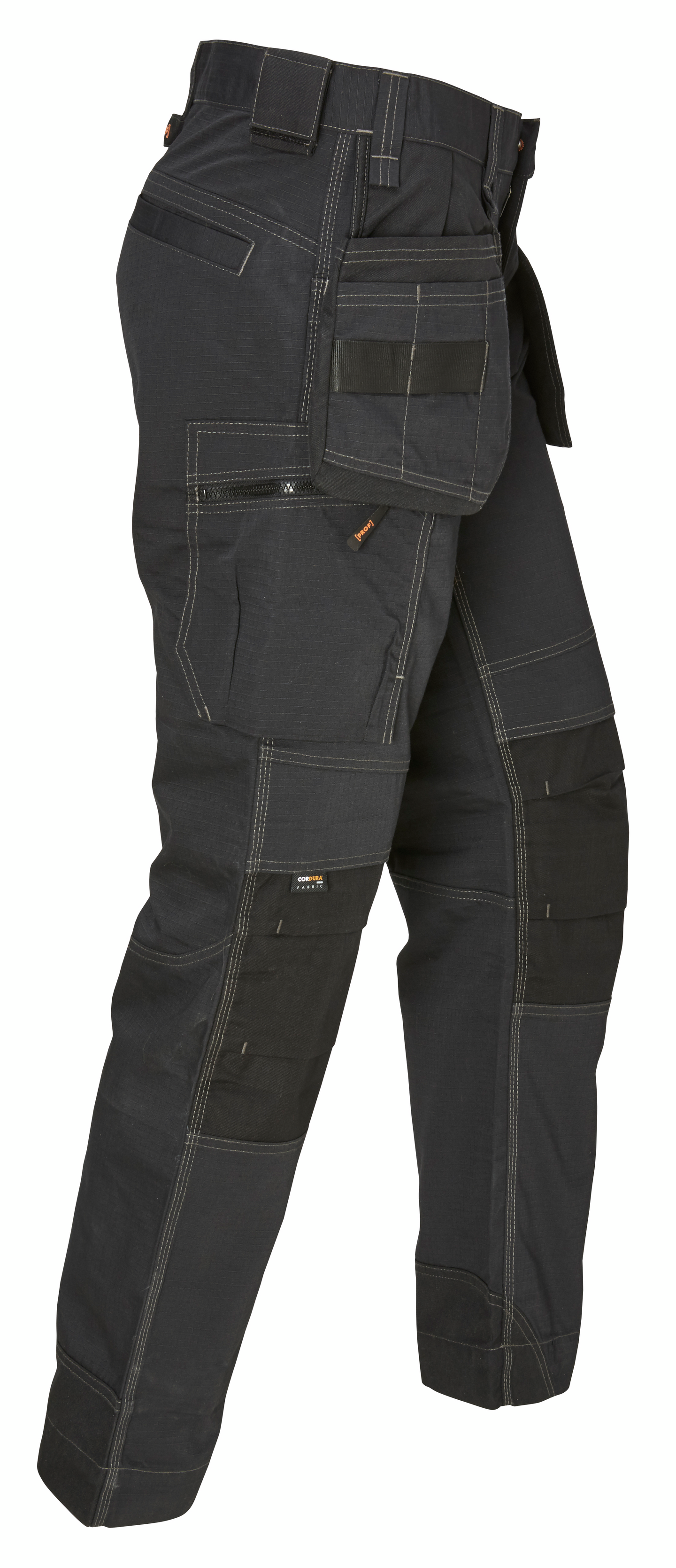 Housut PROF musta polyesteri/puuvilla