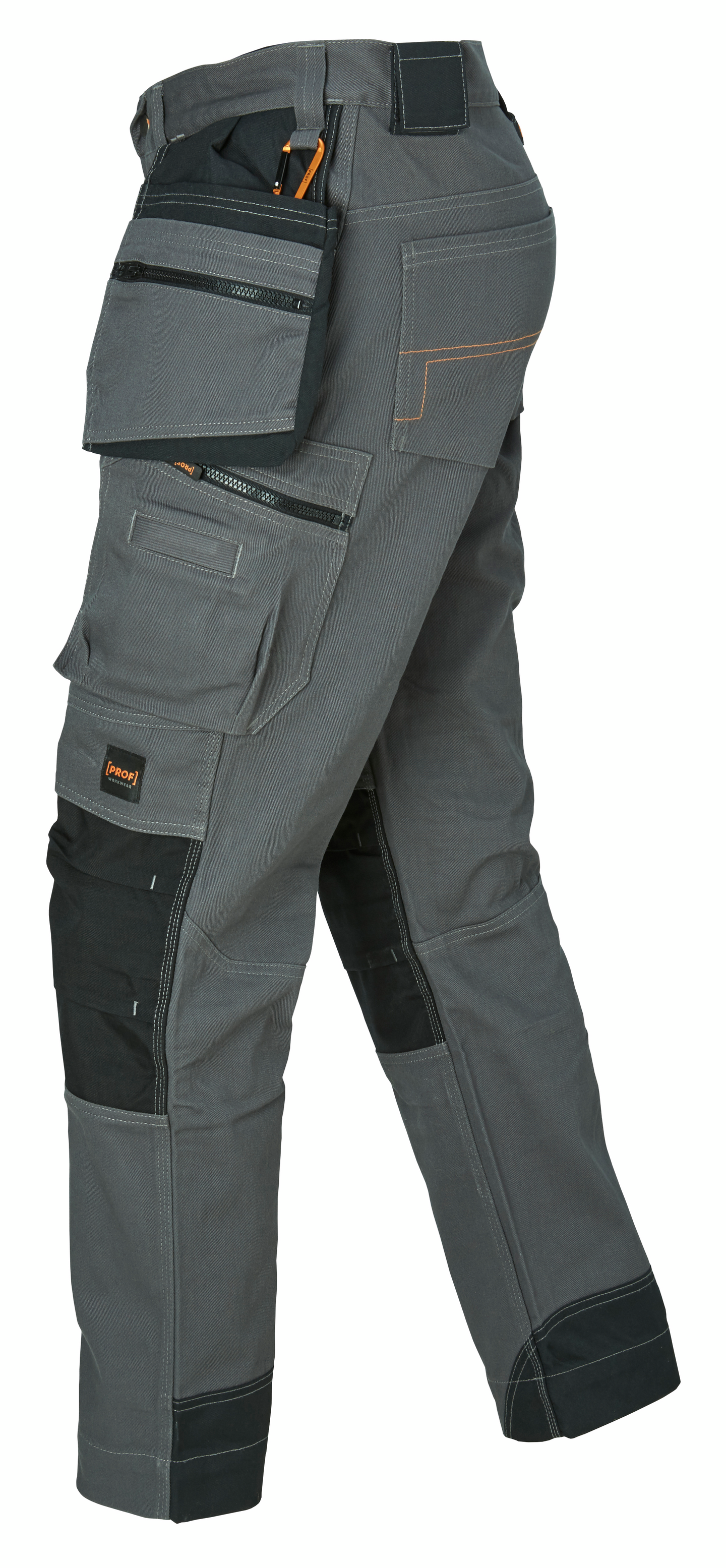 Housut PROF harmaa puuvilla