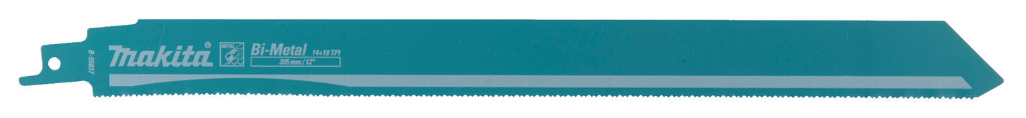 Puukkosahanterä Makita 305x1,1mm BiM kaareva metalli 5kpl