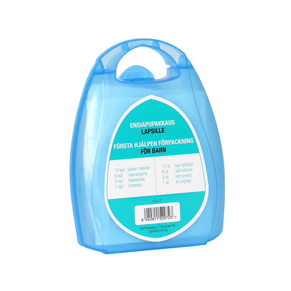 Ensiapupakkaus Safewith.me lapsille