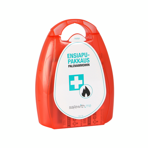 Ensiapupakkaus Safewith.me palovammoihin