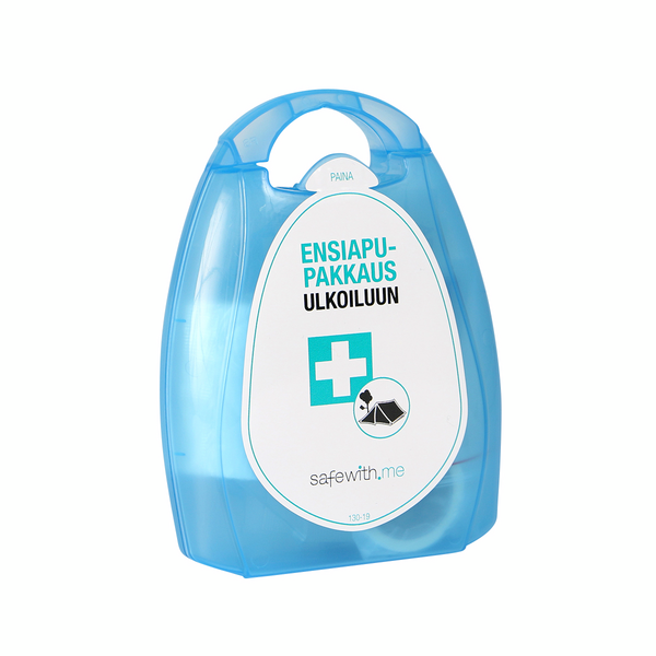 Ensiapupakkaus Safewith.me ulkoiluun