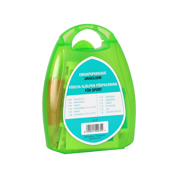 Ensiapupakkaus Safewith.me urheiluun