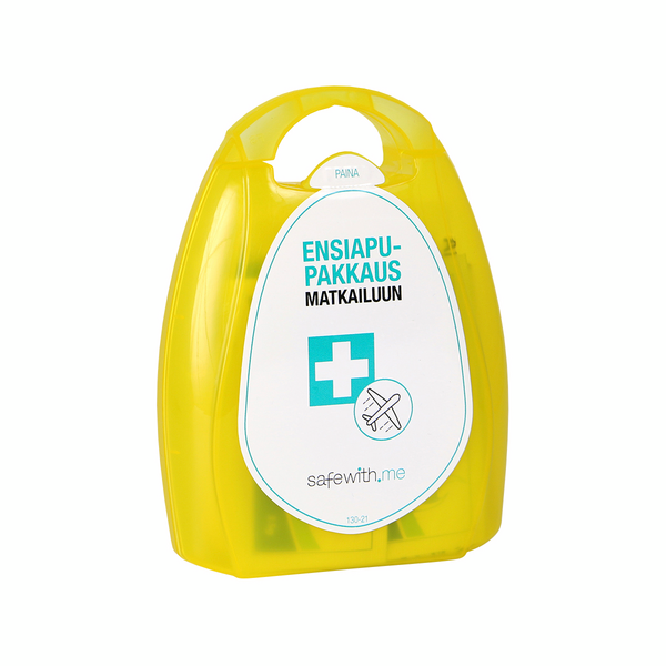 Ensiapupakkaus Safewith.me matkailuun