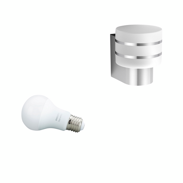 Ulkoseinävalaisin Philips Hue Tuar 9,5W teräs