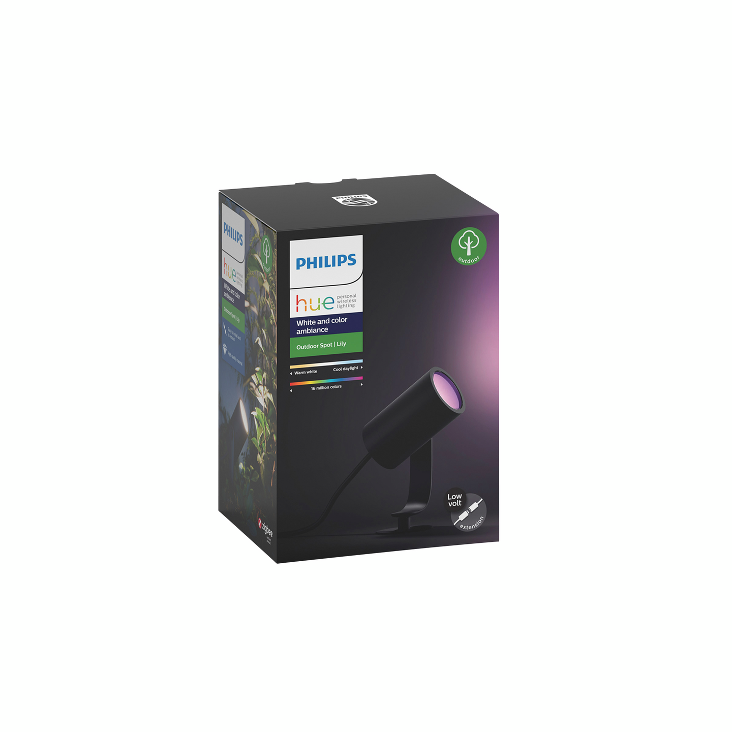 SPOT PHILIPS HUE LILY ANTRAC 8W FÖRLÄNG PH