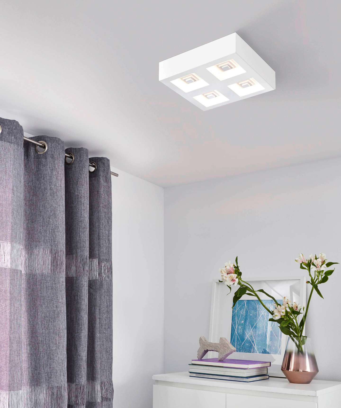 Kattovalaisin EGLO Ferreros 4 led 4x6,3W 3360lm valkoinen