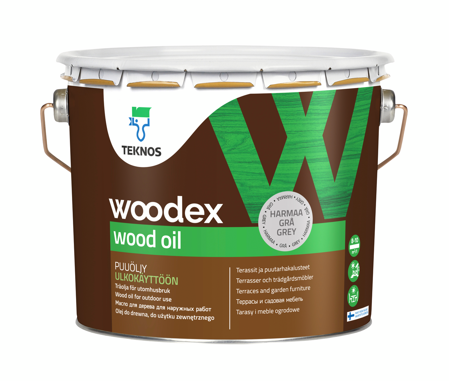 Woodex Wood Oil Puuöljy harmaa 2,7l