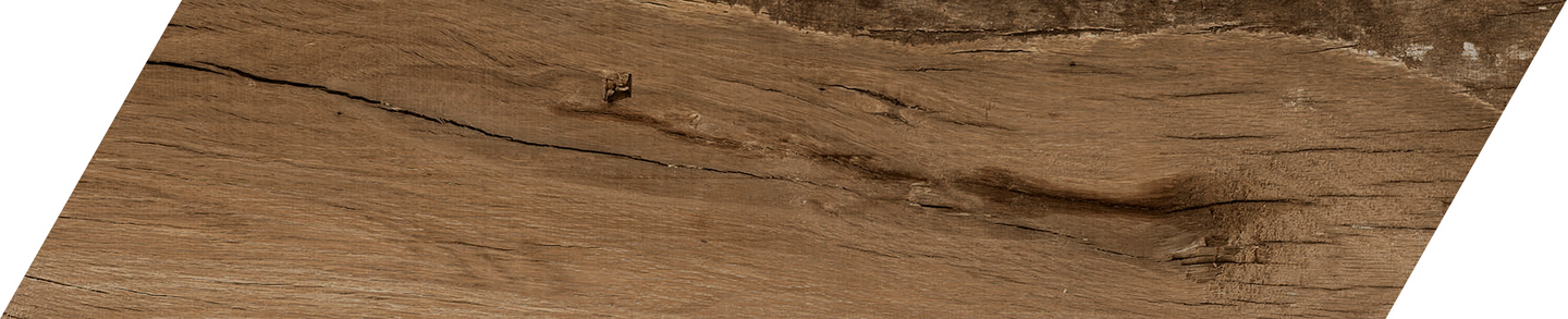 Lattialaatta Cello Treverksoul 11x54 Chevron ruskea 0,94m²